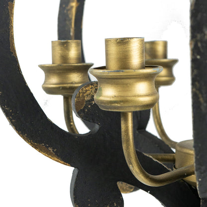 French Country Wood Chandelier 6-Light Farmhouse Pendant 28 In Chain