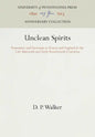 Unclean Spirits - Hardcover