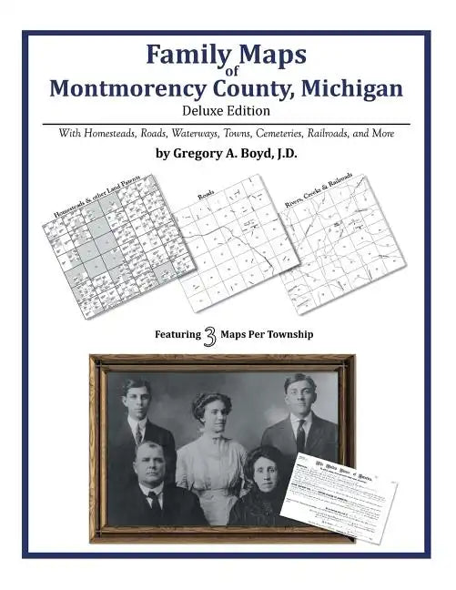Family Maps of Montmorency County, Michigan - Paperback