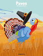 Pavos libro para colorear 1 - Paperback