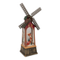 Lighted Windmill Snowglobe - Santa in his Sleigh