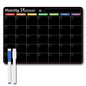 Calendar Magnetic White-board Wall Sticker Learning Schedule Refridgerator Magnets Message Board