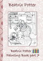 Beatrix Potter Painting Book Part 7 ( Peter Rabbit ): Colouring Book, coloring, crayons, coloured pencils colored, Children's books, children, adults, - Paperback