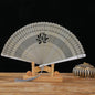 New Chinese Super Fairy Lotus Small Fan Hanfu Qipao Women's Hollow Fan Wedding Photography Props Folding Fan