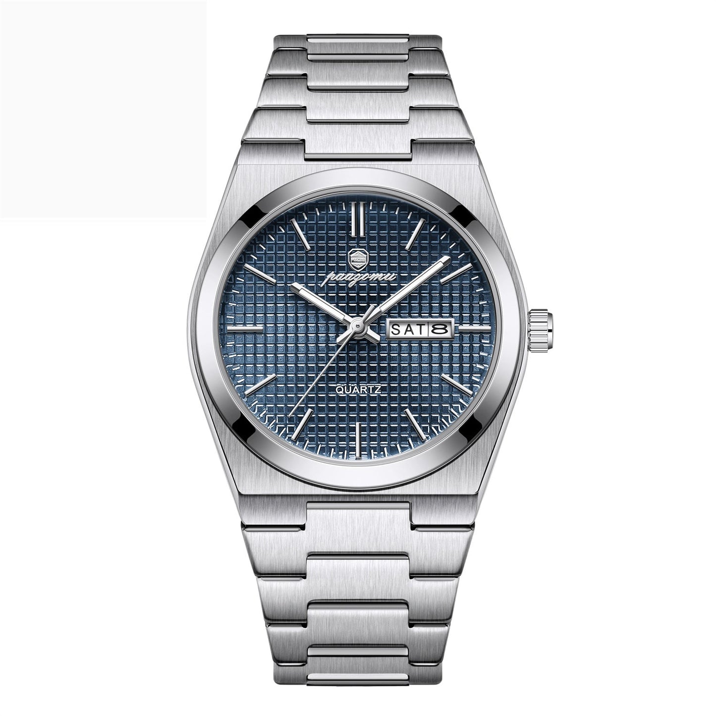 Luminous Quartz Waterproof Calendar Watch