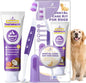 Premium Dog Dental Care Kit Toothpaste Toothbrush Plaque Tartar Control