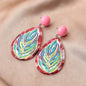 3d Printing Plant Flowers And Animals Doodle Earrings