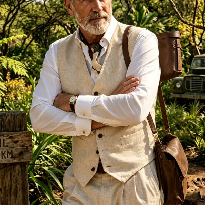American-Style Party-Ready Vest For Fall And Winter