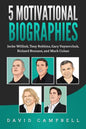 5 Motivational Biographies: Jocko Willink, Tony Robbins, Gary Vaynerchuk, Richard Branson, and Mark Cuban - Paperback
