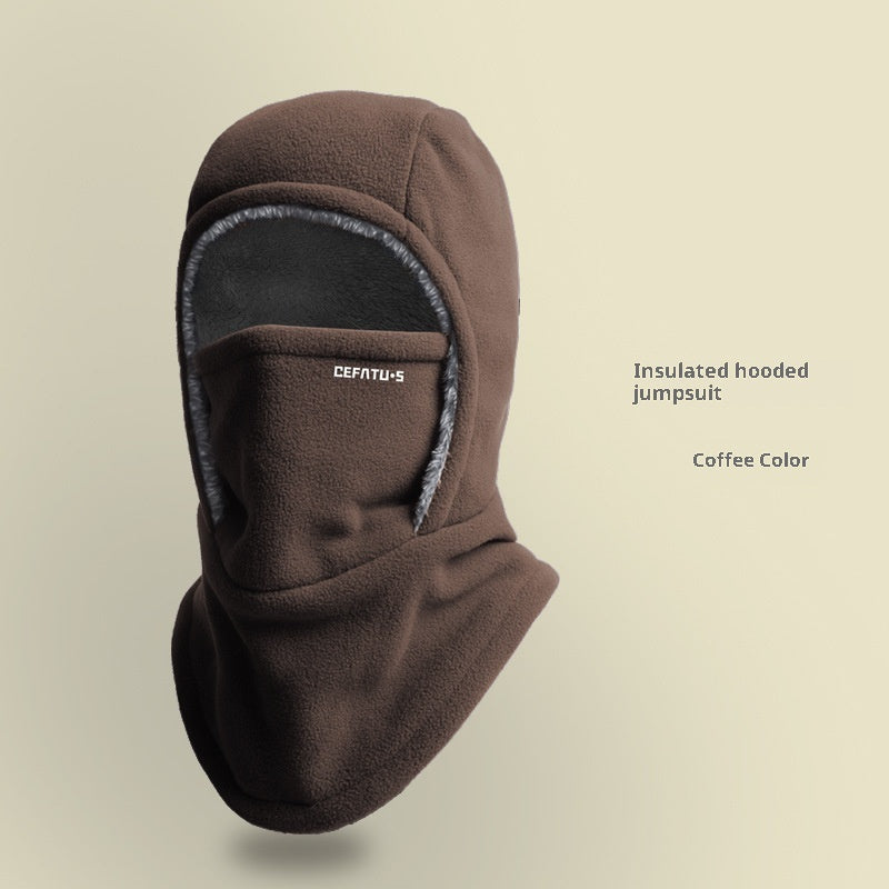 Hat Men's Winter Cycling Warm Artifact Windproof