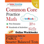 Common Core Practice - Grade 4 Math: Workbooks to Prepare for the Parcc or Smarter Balanced Test - Paperback