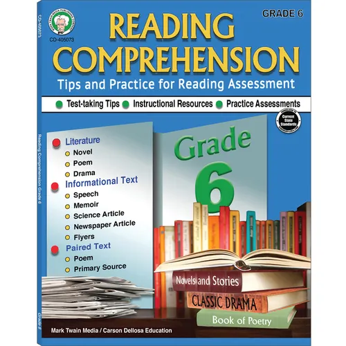 Reading Comprehension, Grade 6 - Paperback