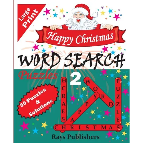 Happy Christmas Word Search Puzzles - Paperback