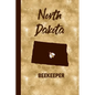 North Dakota Beekeeper: Beekeeper Record Book North Dakota For Bees Notebook - Paperback