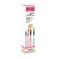Nascita Soft Colors Makeup Brush Set - 4 Piece High-Quality Daily Makeup Brushes for Professional and Everyday Use