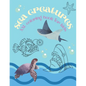 Sea Creatures XXL Coloring Book For Kids: Colouring Book with Ocean Animals - turtles, crabs, fish, dolphins, sharks, seals and more - For Children - - Paperback