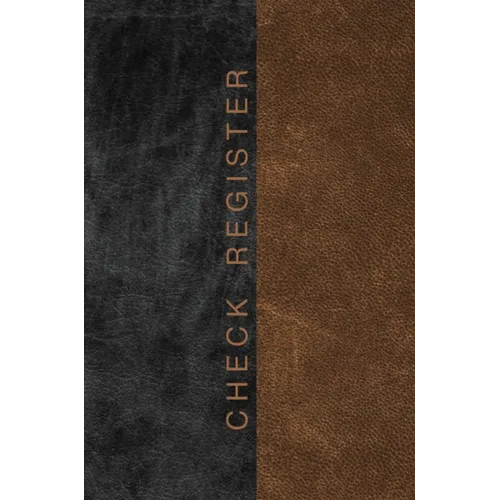 Check Register: A5 Balancing Checkbook Ledger for Personal or Business Banking and Checking Acount Transactions - Hardcover