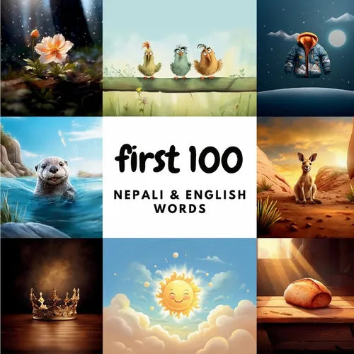 First 100 Nepali & English Words - Paperback