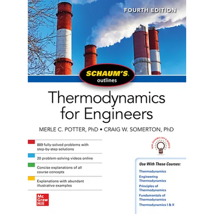 Schaums Outline of Thermodynamics for Engineers, Fourth Edition - Paperback