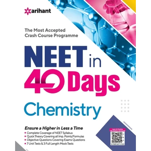40 Days Crash Course for NEET Chemistry - Paperback