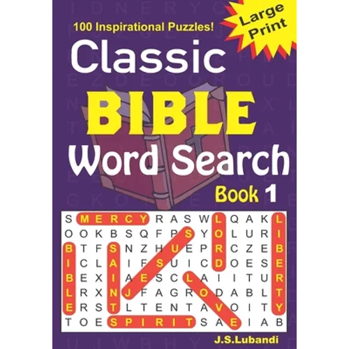 Classic BIBLE Word Search Book - Paperback