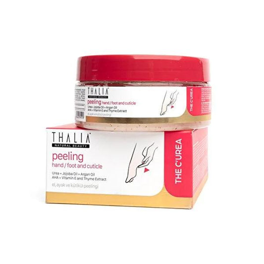 Thalia Exfoliating Hand and Foot Cream - Urea & Jojoba Oil for Dry Skin Care
