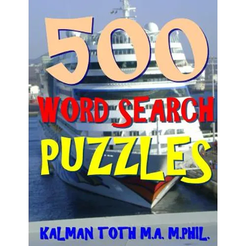 500 Word Search Puzzles: Fun Way to Improve Your IQ - Paperback