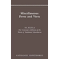 Centenary Ed Works Nathaniel Hawthorne: Miscellaneous Prose and Verse - Hardcover