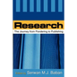 Research: The Journey from Pondering to Publishing - Paperback