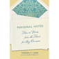 Personal Notes - Paperback