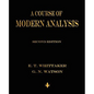 A Course of Modern Analysis - Paperback