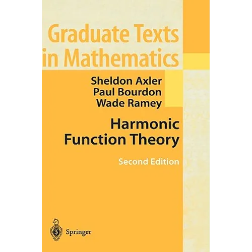 Harmonic Function Theory - Hardcover