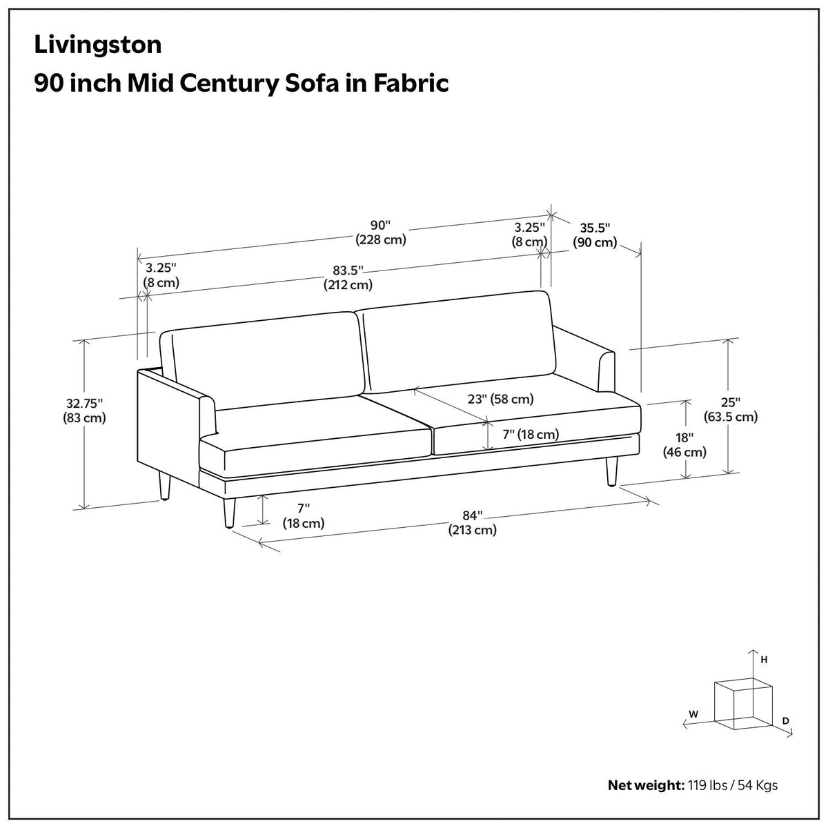 Livingston - Upholstered Sofa