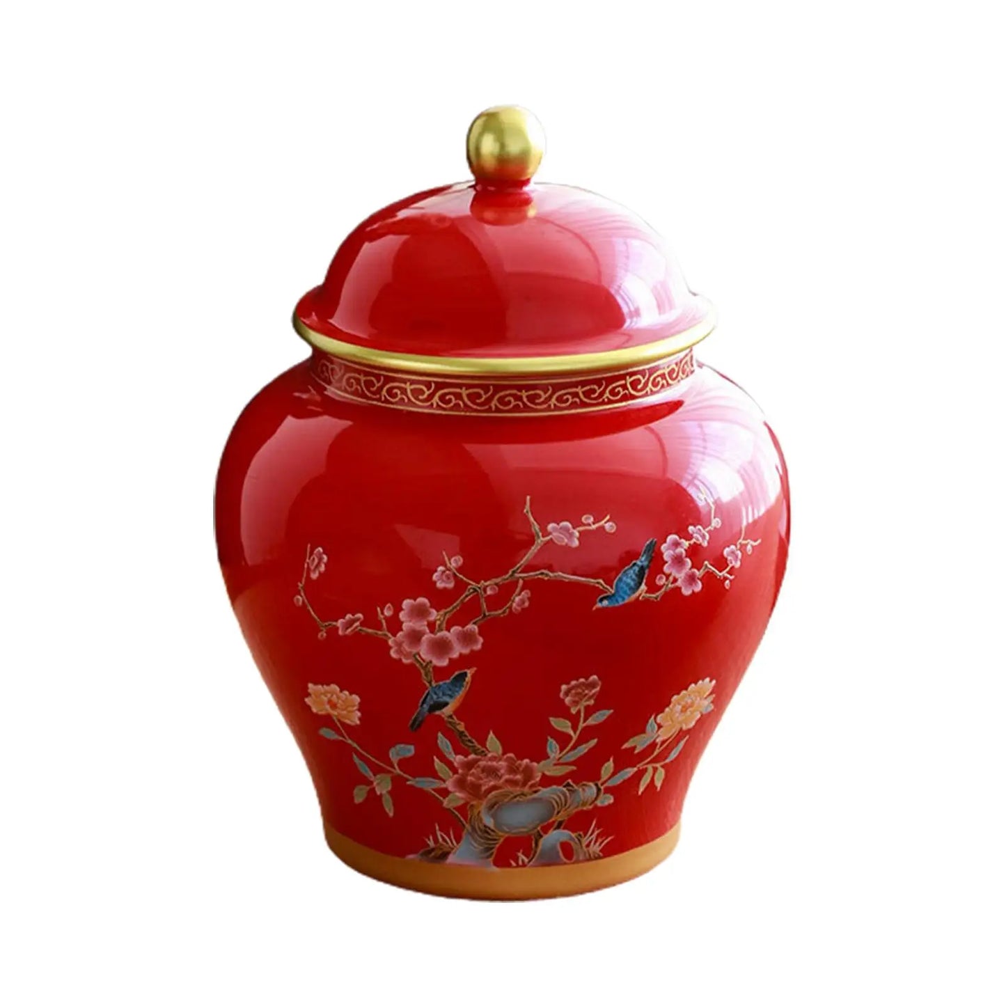 Decorative Porcelain Ginger Jar D