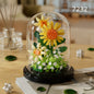 DIY Flower Building Blocks Set - Romantic Proposal Decor, Desktop Ornament & Puzzle Toy, Perfect Birthday Gift Ramadan Mubarak