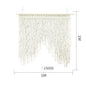 Room Decor Hand Woven Tapestry Wall Curtains With Bohemian Leaves