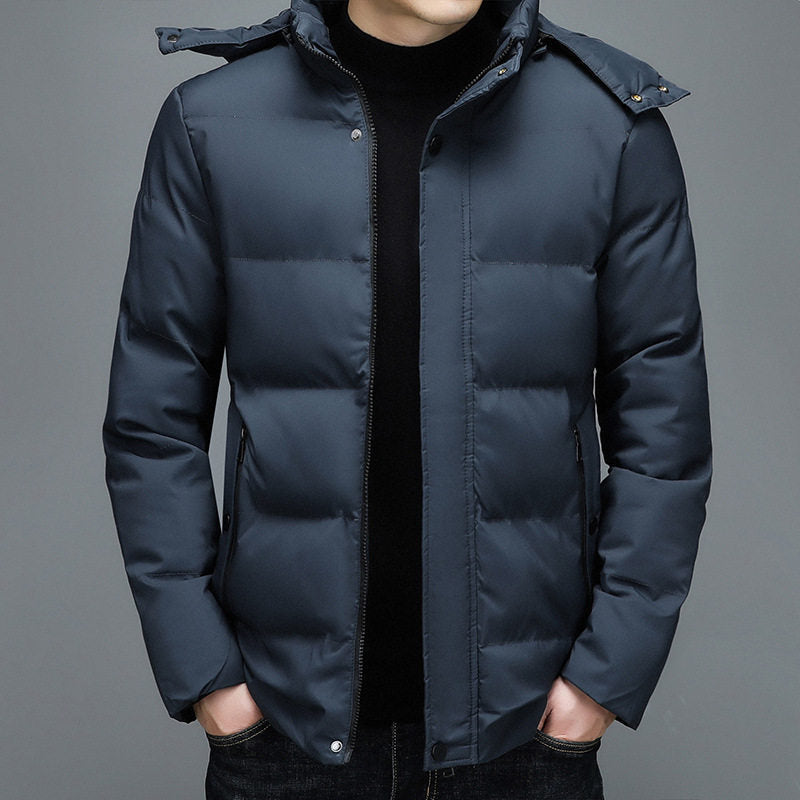 Plus-size Down Puffer Jacket With Extra Padding For Maximum Warmth