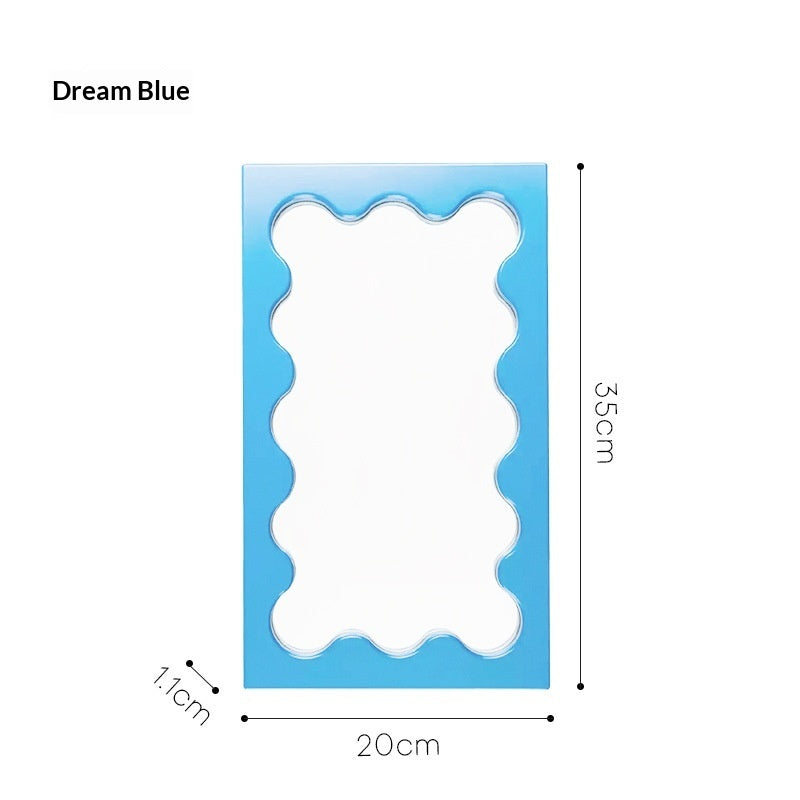 New Square Wave Pattern Vanity Mirror Wall Mirror Entryway Mirror
