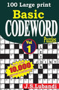 100 Large print Basic Codeword puzzles - Paperback