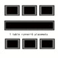 VIKAMA 5/7PC Luxury Geometric Placemat Table Flag Set Restaurant Cafe Decoration High-end Banquet Arrangement