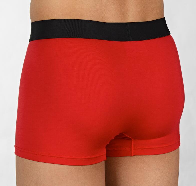 Men's Scrotal-supporting Flat-bottomed Boxer Briefs With Vein Support
