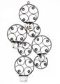Biedermann Retro Scroll Tealight Sconce, 11 By 19-Inch