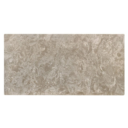 Oleia - Dining Table With Engineered Marble - Natural Marble & Walnut