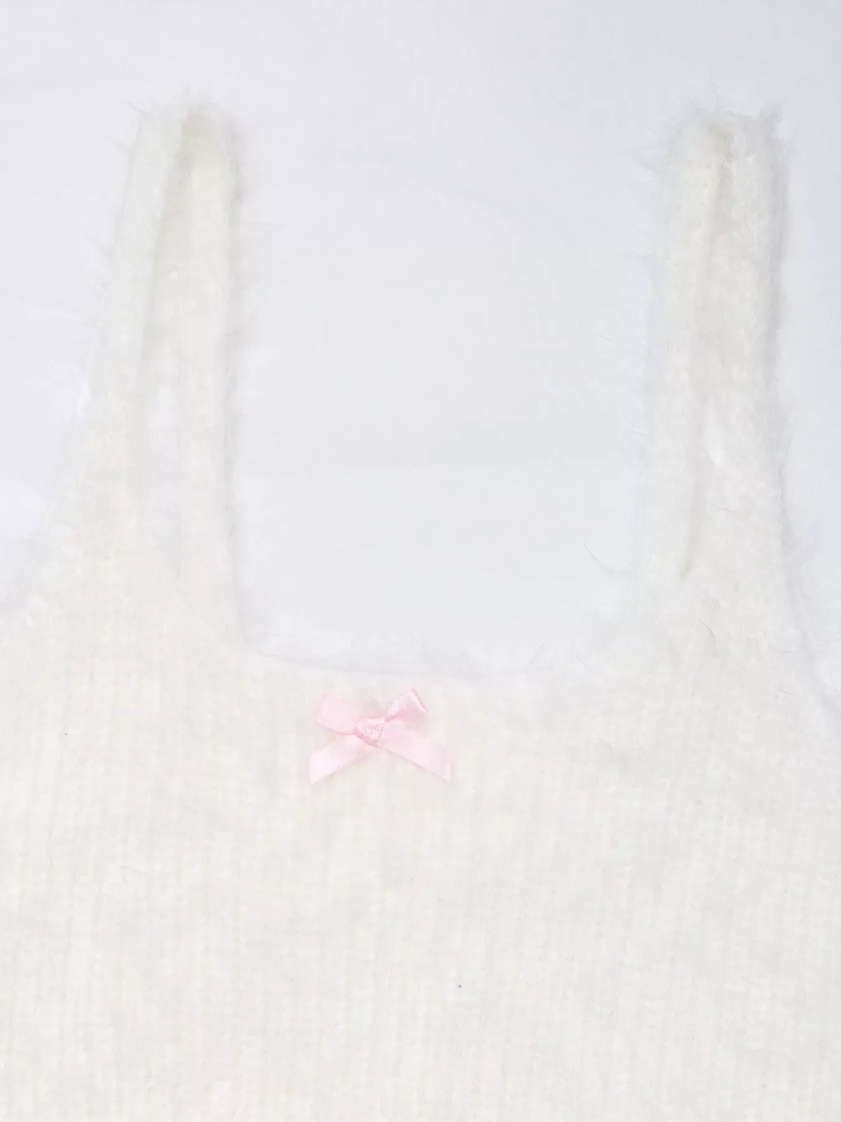 Bow Scoop Neck Cropped Cami