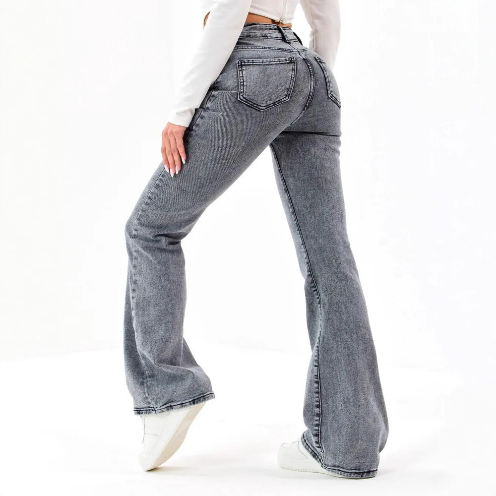 Womens New Denim Flared Pants For Autumn Apparel For Foreign Trade