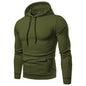 Casual Fashion Plus Size Solid Color Hooded Sweater