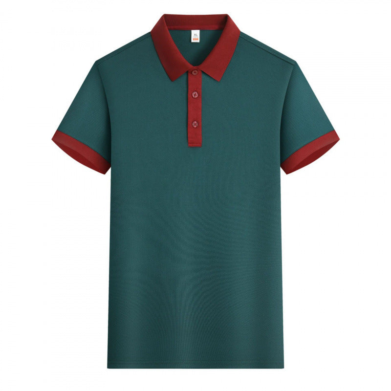 Business Summer Ice Silk Short-Sleeve T-Shirt