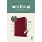 NLT Personal Size Giant Print Bible, Filament Enabled (Leatherlike, Aurora Cranberry, Indexed, Red Letter) - Imitation Leather