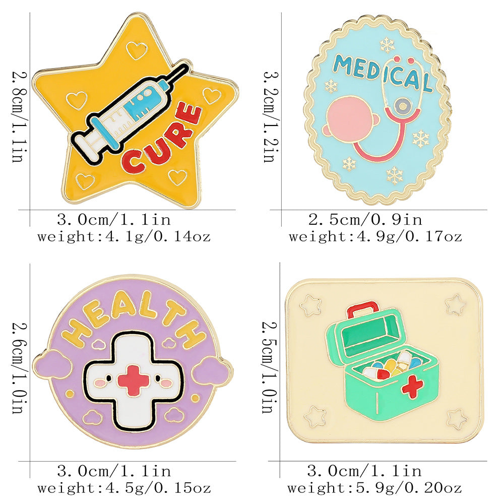 Creative Cartoon Medical Angel Brooch