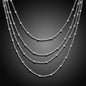 Bead Necklace Jewelry Jewelry Electroplating Silver Jewelry